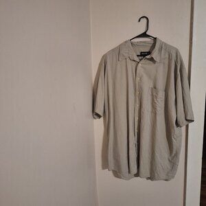 eddie bauer short sleeve button down shirt tall xxl